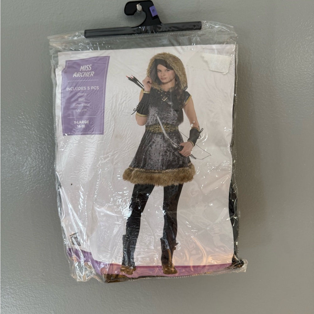 Miss Archer Costume with Fur Trim